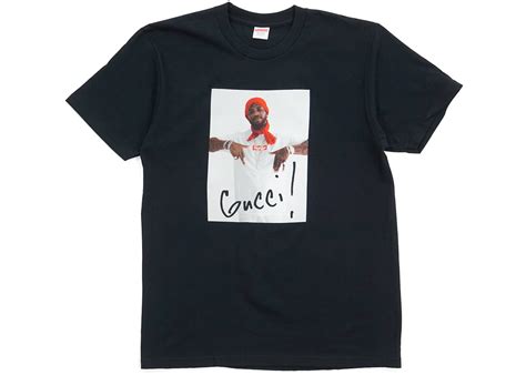 is supreme gucci|supreme Gucci mane tee black.